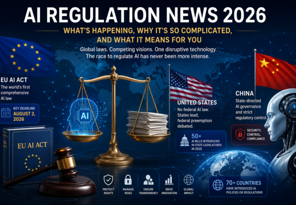 AI Regulation News 2026 global overview EU US China laws
