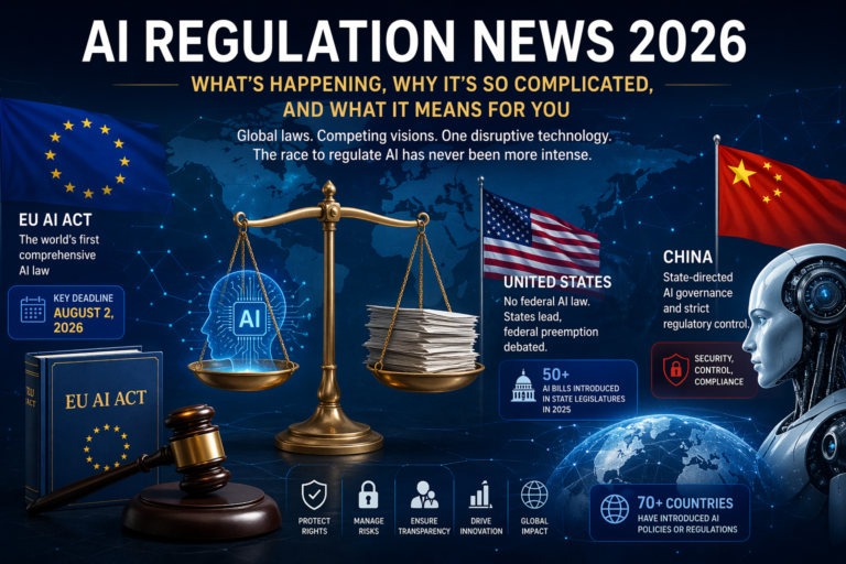 AI Regulation News 2026 global overview EU US China laws